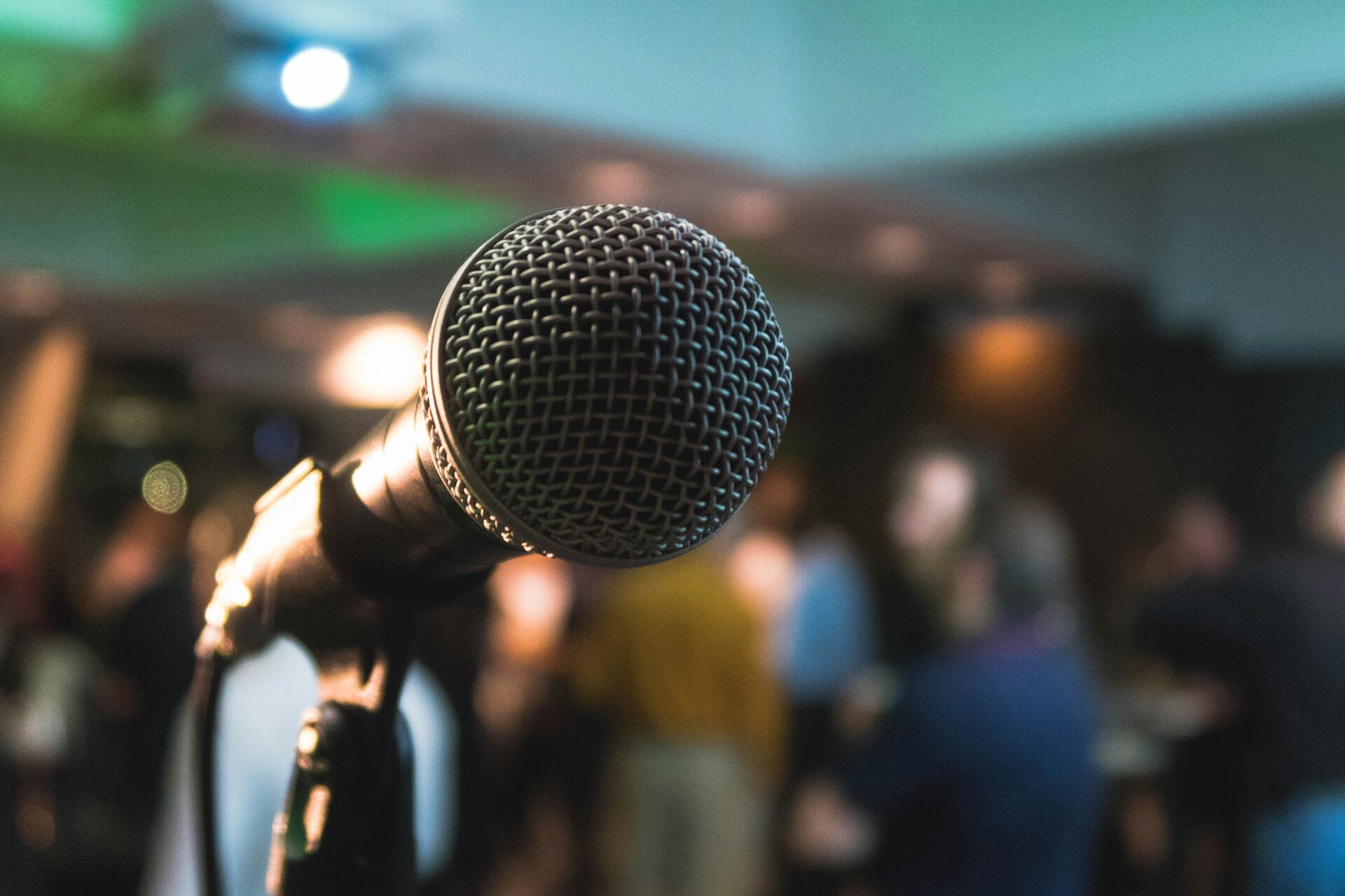 Academic speaker presenting at an international conference