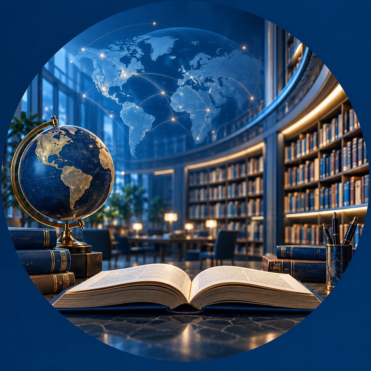 Academic library and publications